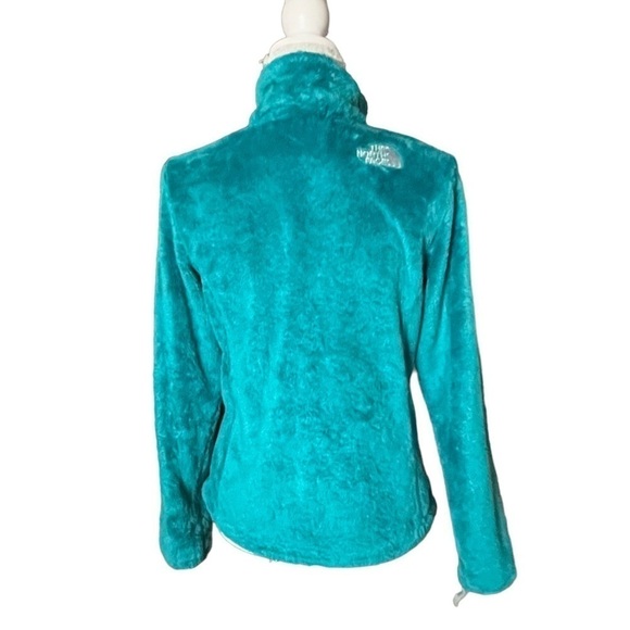 The North Face Turquoise Fuzzy Jacket Size S - Picture 5 of 7